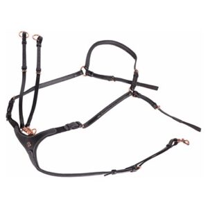 Harryś Horse rinnarihmaga martingal Rosegold